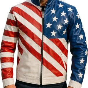 USA Flag Motorsport Bomber Jacket