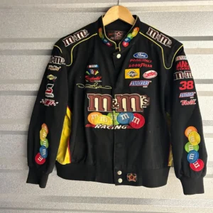 M&M's NASCAR Racing Bomber Jacket - Black